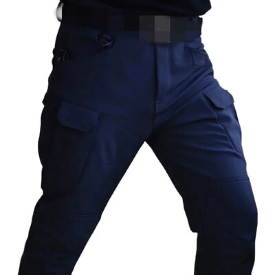 Žiemos lauko nusidėvėjimui atsparios kelių sluoksnių dvisluoksnės sustorėjusios minkštos vilnos izoliacijos vandeniui atsparios kelių kišenių taktinės kelnės