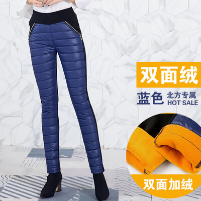 Įprastos aksominės šiltos kelnės Motinos pieštukų antblauzdžiai 2021 m. tamprios kelnės moteriškos bėgiojimo antblauzdžiai