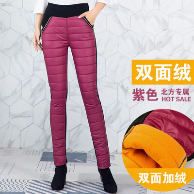 Įprastos aksominės šiltos kelnės Motinos pieštukų antblauzdžiai 2021 m. tamprios kelnės moteriškos bėgiojimo antblauzdžiai