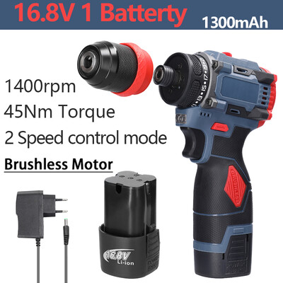 21V elektrický skrutkovač, nabíjateľný 55Nm krútiaci moment, bezkartáčový motor, akumulátorový skrutkovač, príklepová vŕtačka, bezdrôtová skrutkovačová vŕtačka