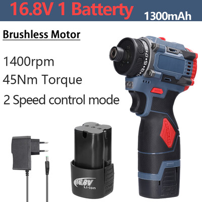 21V elektrický skrutkovač, nabíjateľný 55Nm krútiaci moment, bezkartáčový motor, akumulátorový skrutkovač, príklepová vŕtačka, bezdrôtová skrutkovačová vŕtačka