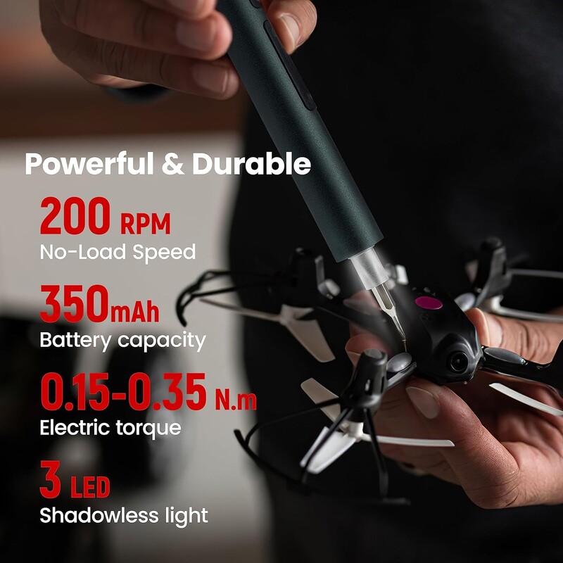 28 in 1 Precīzijas elektrisko skrūvgriežu komplekts Magnētiskais bezvadu skrūvgriezis ar griezes momenta regulēšanu Xiaomi iPhone elektroinstrumentiem