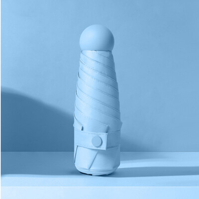 Mini model de fructe 9 culori Umbrelă de protecție solară Rezistent la vânt, protecție anti-UV, 5 pliante, portabilă de călătorie, ploaie, femei, copii, umbrelă de soare de buzunar