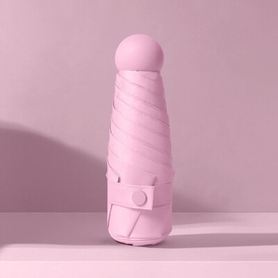 Mini model de fructe 9 culori Umbrelă de protecție solară Rezistent la vânt, protecție anti-UV, 5 pliante, portabilă de călătorie, ploaie, femei, copii, umbrelă de soare de buzunar