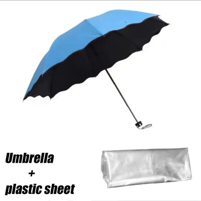 Nouă umbrelă UV cu pânză rezistentă la ploaie pentru bărbați, femei, copii, impermeabilă, detașabilă, impermeabilă, umbrelă de soare, impermeabilă.