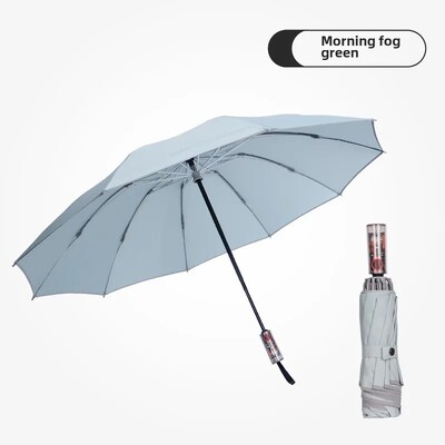 Umbrelă automată germană inversată, soare, ploaie, umbrelă pliabilă dublă persoană, anti rebound