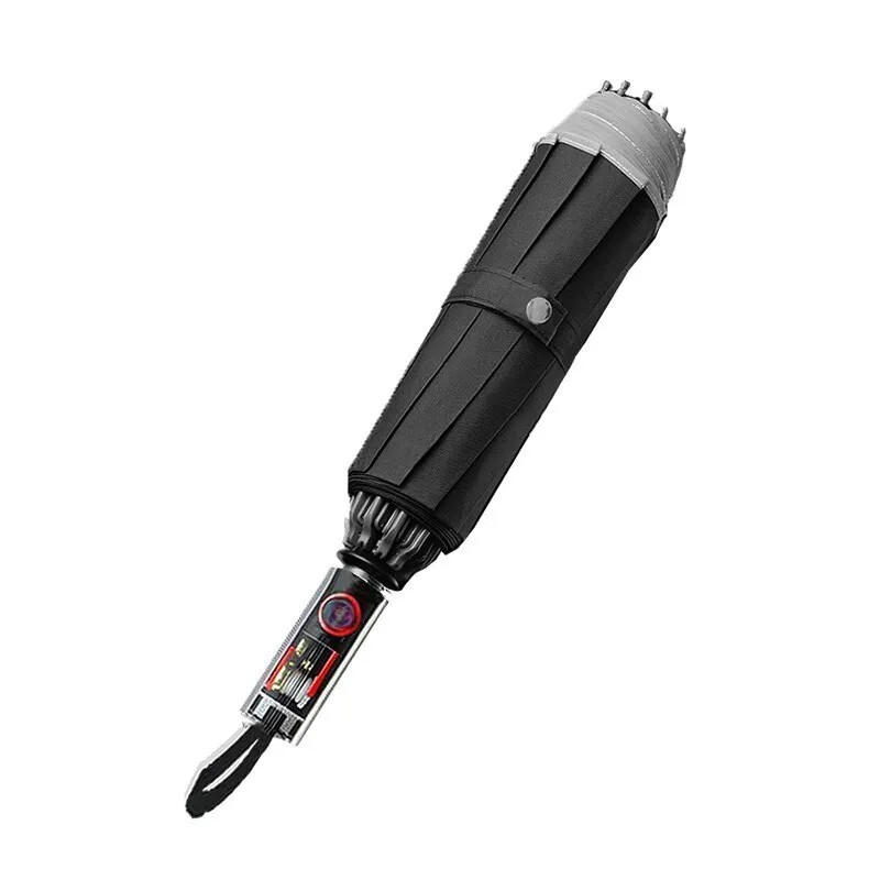 Saksa automaatne tagurpidi vihmavari Päikesevihm Kahe otstarbega kokkupandav kaheinimese vihmavari tagasilöögivastane