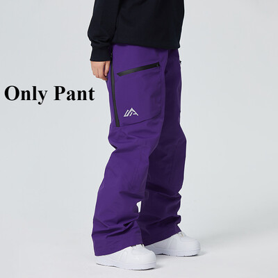 Pantaloni de zăpadă 2025 Sport în aer liber Îmbrăcăminte cu snowboardul de iarnă Pantaloni de schi largi, caldi, impermeabili, impermeabili, pentru femei, bărbați, haine