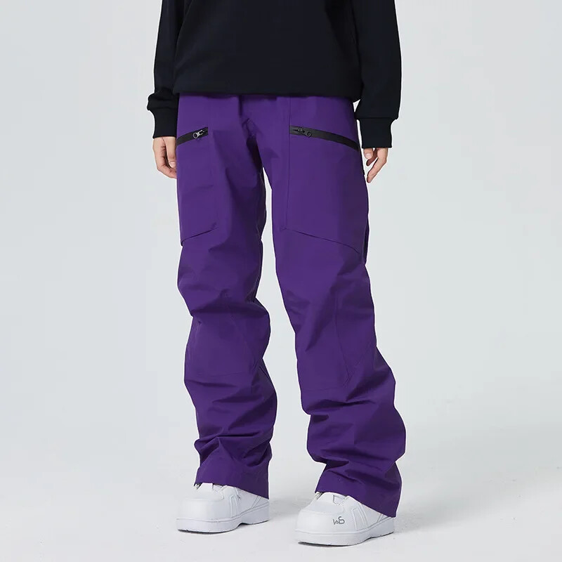 Pantaloni de zăpadă 2025 Sport în aer liber Îmbrăcăminte cu snowboardul de iarnă Pantaloni de schi largi, caldi, impermeabili, impermeabili, pentru femei, bărbați, haine