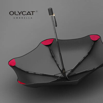 Olycat Creative Shaped High-end Triple Folding Umbrella Sunshade Αντηλιακό Anti-uv One Piece Code Αποστολή Ομπρέλες