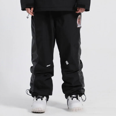 2024 Χειμερινό νέο παντελόνι για σκι εξωτερικού χώρου για άντρες Αδιάβροχο αντιανεμικό παντελόνι σκι Ανακλαστικό θερμικό παντελόνι για snowboarding