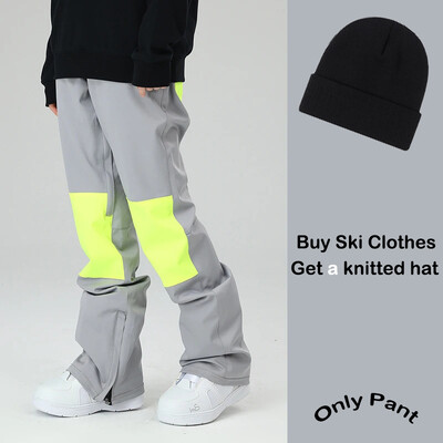 Παντελόνι σνόουμπορντ για εξωτερικούς χώρους Cargo Ζεστό αντιανεμικό αδιάβροχο αθλητικό παντελόνι χιονιού Χειμερινό νέο παντελόνι σκι Γυναικεία ανδρικά παντελόνια χιονιού Στολές σκι