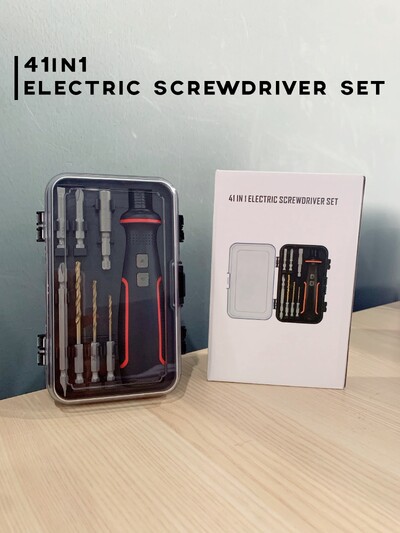 Maizhe USB uzlādējams 3,6 V elektriskais skrūvgriezis ar LED apgaismojumu bezvada mini elektroinstrumenti, daudzfunkcionāli mājsaimniecībai.