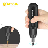 GROSAM 3,6V sada mini elektrických skrutkovačov WL-DDLSD inteligentné akumulátorové elektrické skrutkovače nabíjateľné cez USB