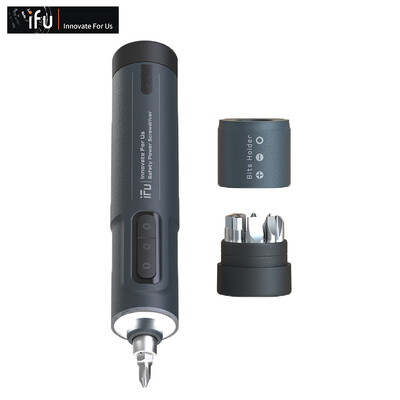 Elektrinis mini atsuktuvas USB dviejų greičių ličio jonų akumuliatorius su antgaliais, laikymo pagrindo baldų surinkimo taisymas