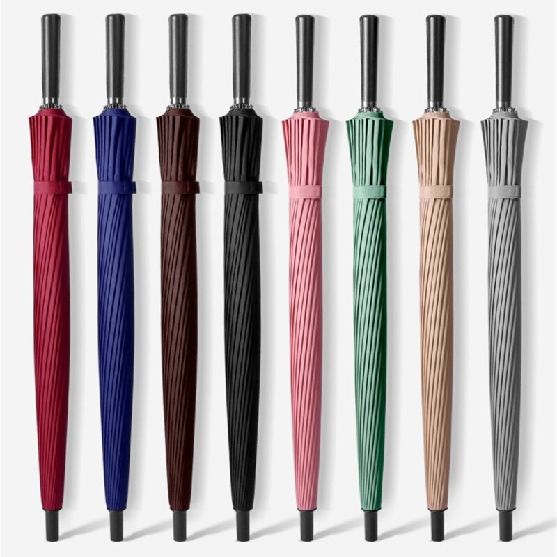 Επιχειρηματική ομπρέλα 24 πλευρών μεγάλου μεγέθους Καταφύγιο βροχής γρήγορου στεγνώματος Απολαύστε το A0KF εξωτερικού χώρου