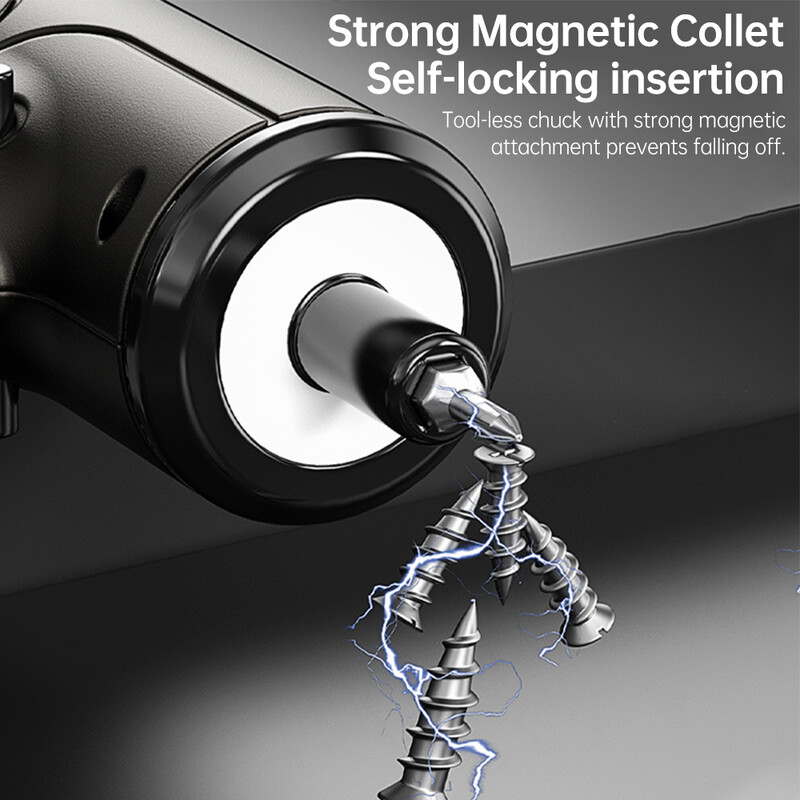 4,2 V 4 viteze cuplu reglabil șurubelniță electrică reîncărcabilă de uz casnic mini cap de șurubelniță electrică multifuncțională