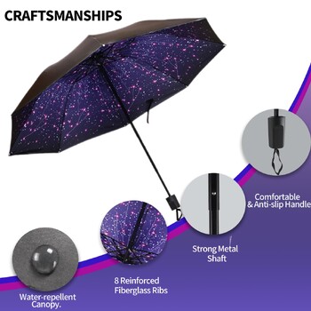 Xiaomi Compact Travel Umbrella Αντιανεμικό Αδιάβροχο Stick Ομπρέλες Προστασία Golf Ομπρέλες Superior Beautiful Light φορητές