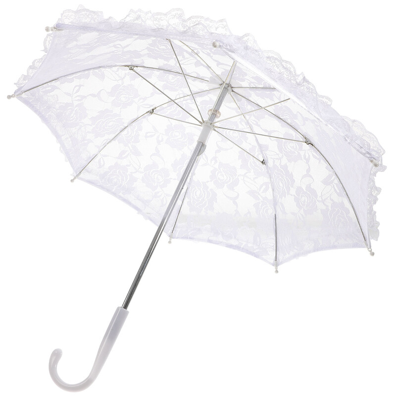 Umbrelă din dantelă, umbrelă de soare albă, accesoriu foto, umbrele vintage pentru femei, fete clare, nunta, umbrele de soare în vrac, petrecere de ceai pentru fete