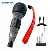 Bezvada elektriskais skrūvgriezis mini urbjmašīna 3,6 V litija jonu akumulators, manuāla un elektriskā USB uzlādes griezes momenta regulēšana Mājas apkope