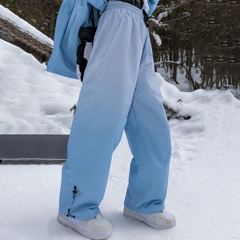 2025-ös új sínadrágok női téli snowboard sínadrágok szélálló vízálló férfi meleg, tartós kültéri bő hónadrágok
