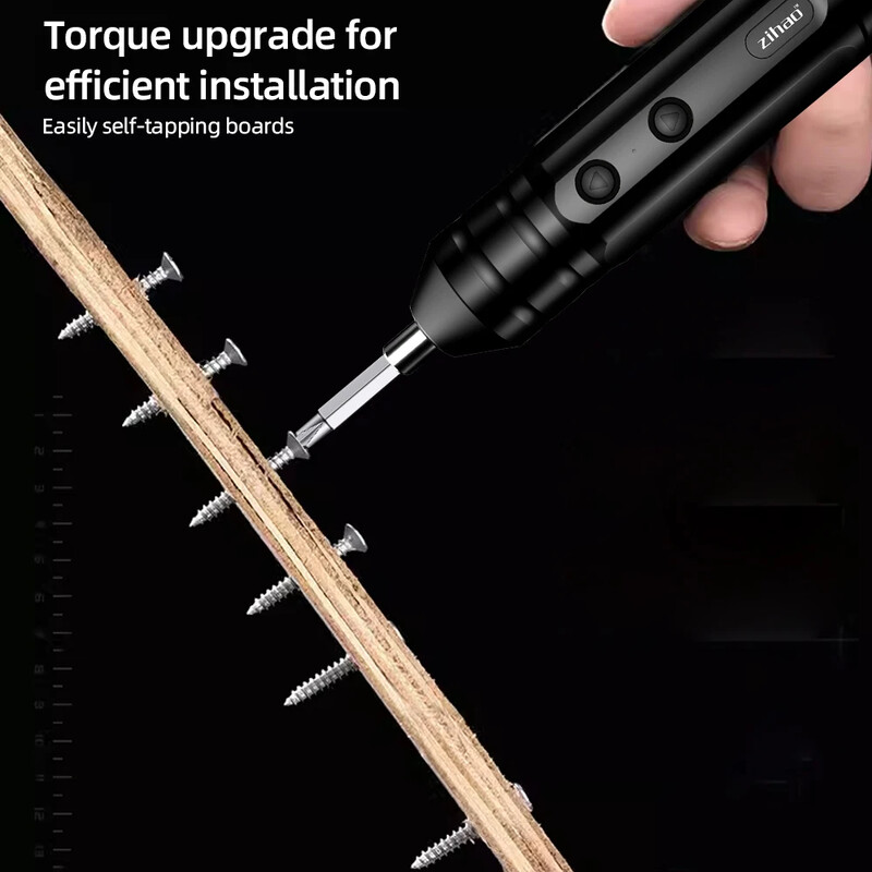 Mini șurubelniță electrică USB fără fir, reîncărcabilă, reglare burghiu, dezasamblare multifuncțională, instrumente de reparare a cuplului