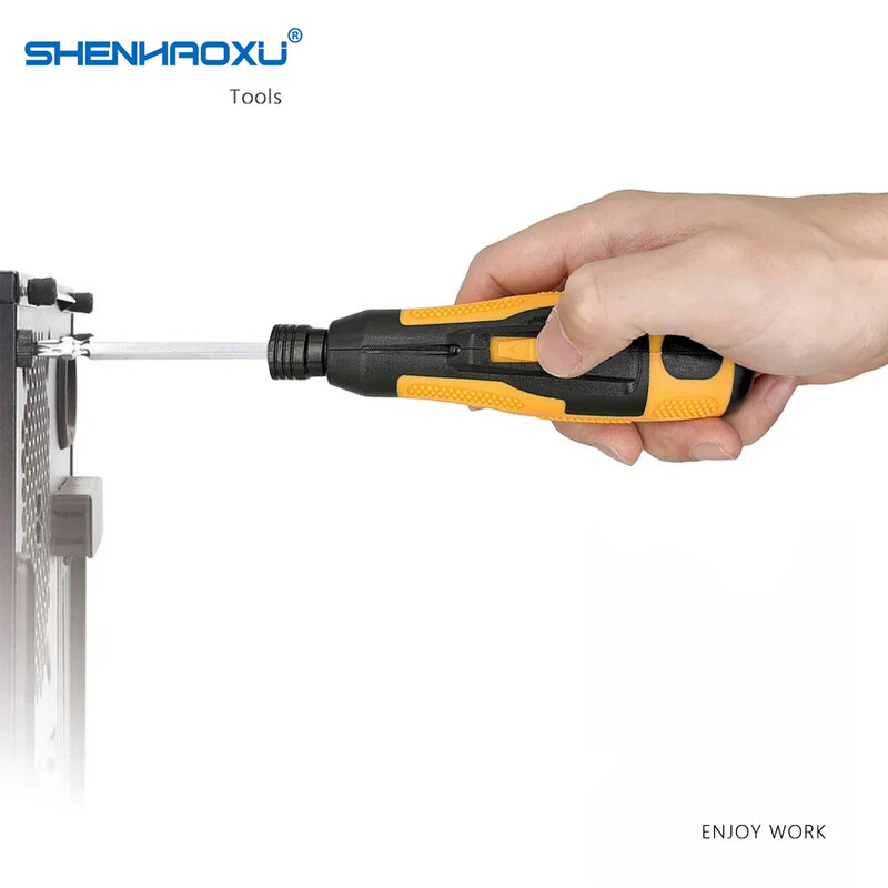 Bezvada elektriskais skrūvgriezis USB hibrīda skrūvgrieža urbis Uzlādējams litija jonu akumulators Mini elektroinstrumenti Led gaismas apkope