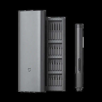 Ηλεκτρικό κιτ κατσαβιδιών ακριβείας τύπου C Επαναφορτιζόμενο εργαλείο επισκευής Mini Cross Magnetic Bit 2-Speed Torque 400+ Screws