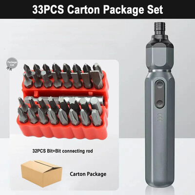 Mini șurubelniță electrică fără fir manuală/baterie cu litiu reîncărcabilă automată de uz casnic burghiu electric mic Instrument de șurubelniță