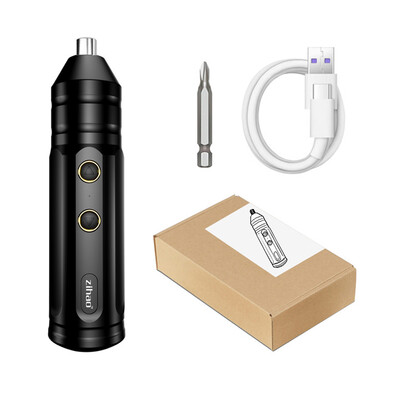 Mini bezvadu elektriskais skrūvgriezis Pārnēsājams elektroinstrumentu komplekts Uzlādējams daudzfunkcionāls elektrisks skrūvgriezis