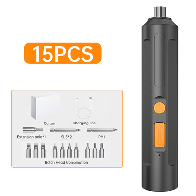 Mini șurubelniță electrică fără fir Burghiu electric Reîncărcabil Burghiu de găurit multifuncțional Dezasamblare Cuplu Putere de reparare De asemenea