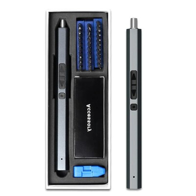 Elektrisko skrūvgriežu komplekts 12/39/50 vienā Precīzijas magnētiskais Phillips Torx uzgaļi Ātrās uzlādes daudzfunkciju remonta elektroinstruments