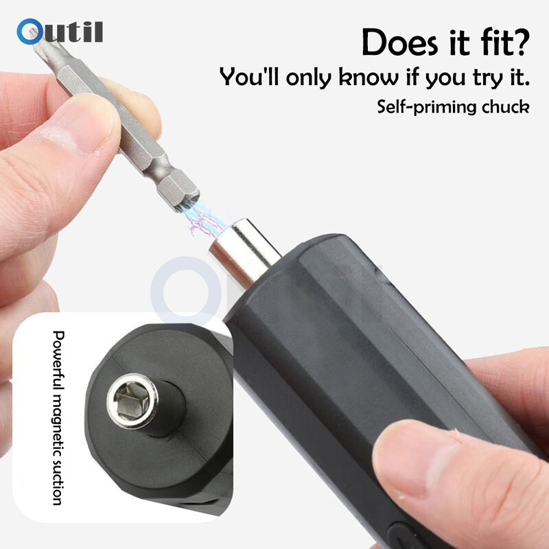 4 az 1-ben mini elektromos csavarhúzó 2000 mwh akkumulátoros újratölthető akkus csavarhúzó hordozható fúró csavarhúzó elektromos kéziszerszámok