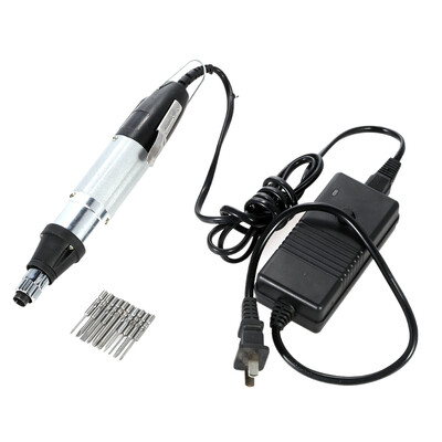 AC220V elektromos csavarhúzó készlet, egyenáramú 10 db bites fokozatmentes sebességszabályozás kis elektronikai javítószerszám elektromos kiváló minőség