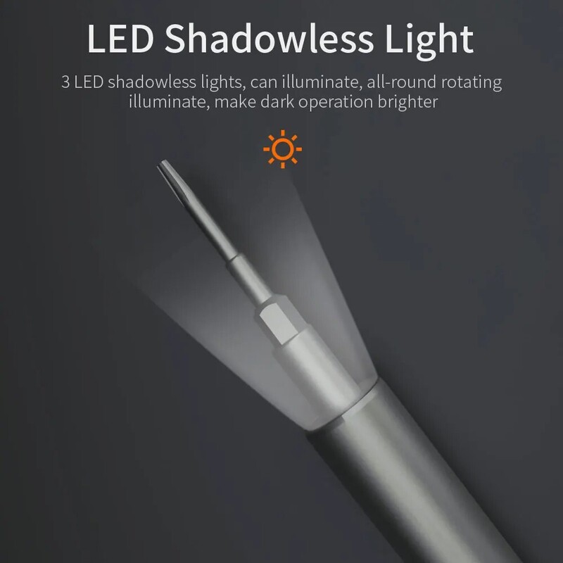 Σετ ηλεκτρικών κατσαβιδιών ακριβείας 6 σε 1 Κιτ ηλεκτρικών εργαλείων N30 Επαναφορτιζόμενο ασύρματο Mini Bit για επισκευή κινητών κυττάρων Xiaomi