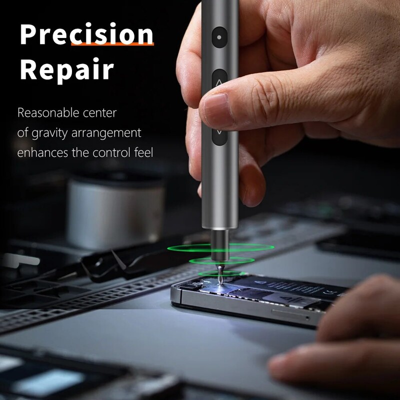 Σετ ηλεκτρικών κατσαβιδιών ακριβείας 6 σε 1 Κιτ ηλεκτρικών εργαλείων N30 Επαναφορτιζόμενο ασύρματο Mini Bit για επισκευή κινητών κυττάρων Xiaomi