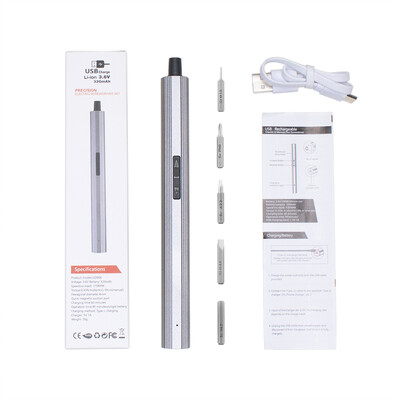 Șurubelniță electrică 48 în 1 Set de precizie Kit de scule electrice Reîncărcabile fără fir fără fir Biți magnetici pentru reparații Acasă Gospodărie