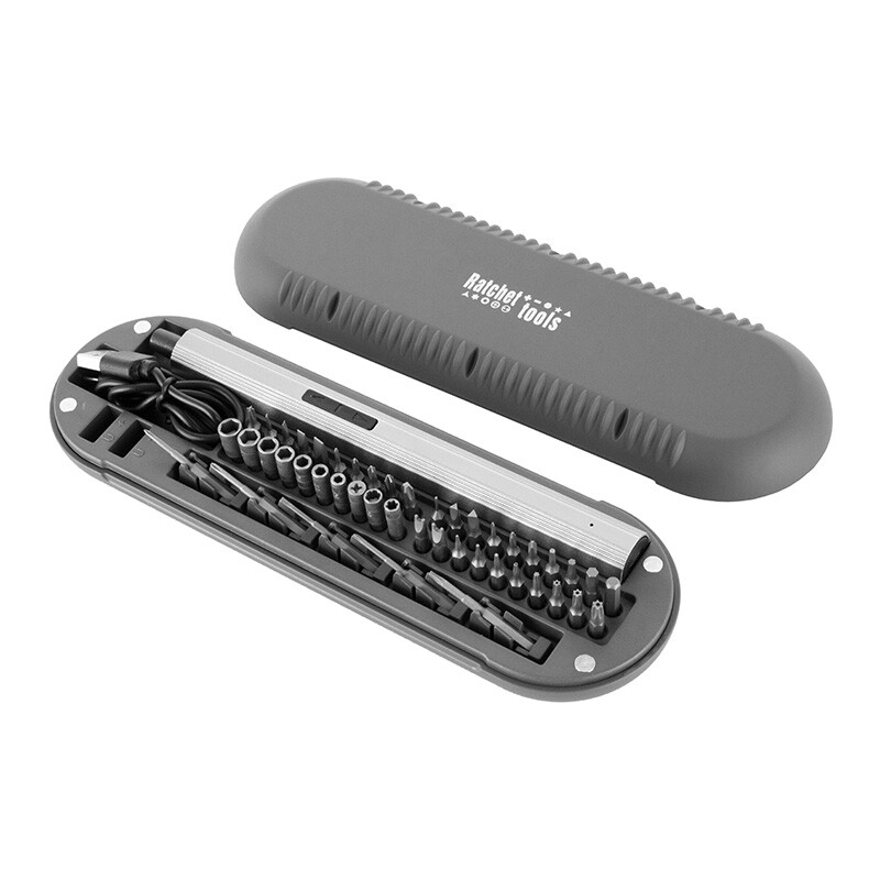 Șurubelniță electrică 48 în 1 Set de precizie Kit de scule electrice Reîncărcabile fără fir fără fir Biți magnetici pentru reparații Acasă Gospodărie