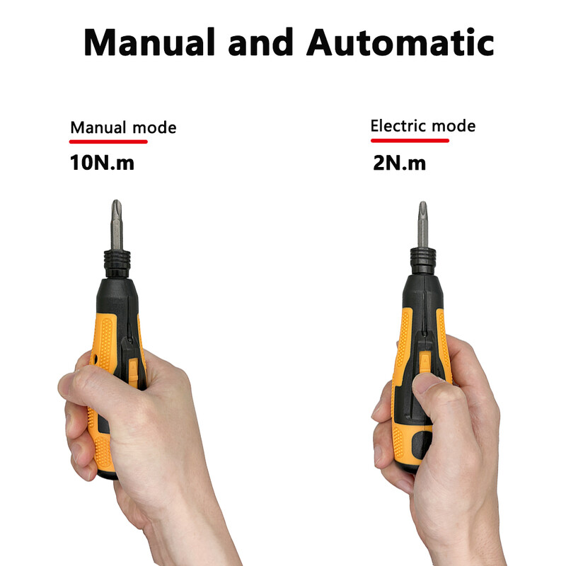 Elektrický skrutkovač Mini akumulátorový 3,6 V vŕtačka s lítiovou batériou, manuálny a elektrický USB nabíjací LED indikátor pre DOMÁCE DIY