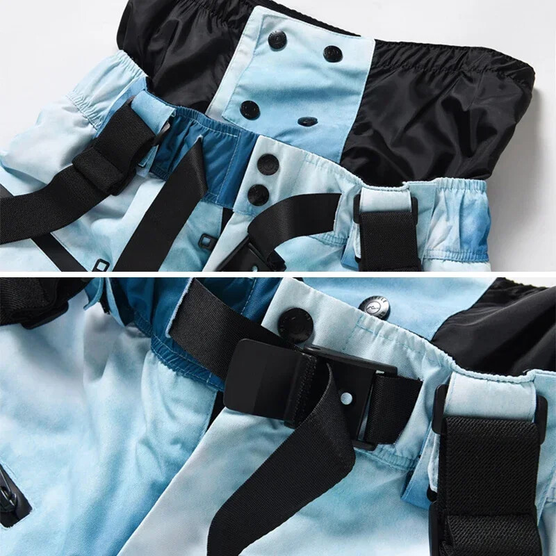 2025. gada jauns āra sporta veids kalnu vīrietis, sniega bikses, ūdensnecaurlaidīgas, siltas sieviešu slēpošanas bikses, vēja necaurlaidīgas sieviešu Alpu kombinezoni, kostīmi