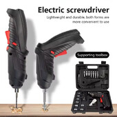3,6 V elektrický skrutkovač, nabíjateľná akumulátorová elektrická vŕtačka, sada náradia, lítiová batéria 1800 mAh, mini domáci skrutkovač