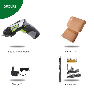 Μίνι ασύρματο ηλεκτρικό κατσαβίδι 4,8V Τρυπάνι Ηλεκτρικά Εργαλεία Επαναφορτιζόμενος Έλεγχος Ροπής Φορητός πολλαπλών λειτουργιών Φωτισμός εργασίας LED