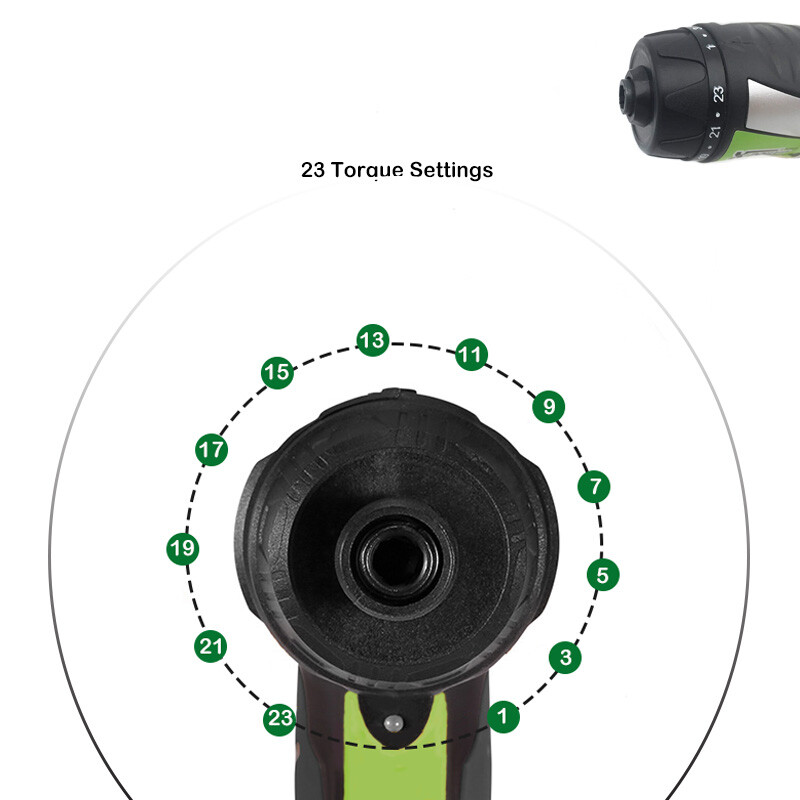 Μίνι ασύρματο ηλεκτρικό κατσαβίδι 4,8V Τρυπάνι Ηλεκτρικά Εργαλεία Επαναφορτιζόμενος Έλεγχος Ροπής Φορητός πολλαπλών λειτουργιών Φωτισμός εργασίας LED
