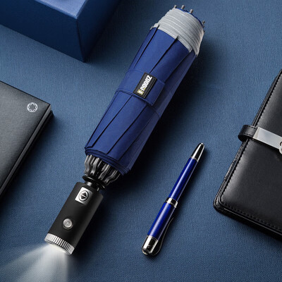 ZUODU πλήρως αυτόματη αναδιπλούμενη ομπρέλα όπισθεν ηλιόλουστη και βροχερή διπλής χρήσης τοποθετημένη σε αυτοκίνητο σούπερ μεγάλο διπλό μεγάλο πτυσσόμενο storm-resi