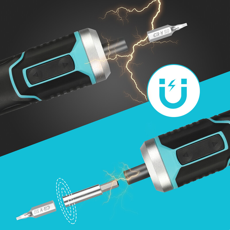 DuraTech 41-dielna sada skrutkovačov 3,6 V Li-ion nabíjateľná sada mini inteligentných elektrických skrutkovačov USB lítium-iónová batéria elektrické náradie