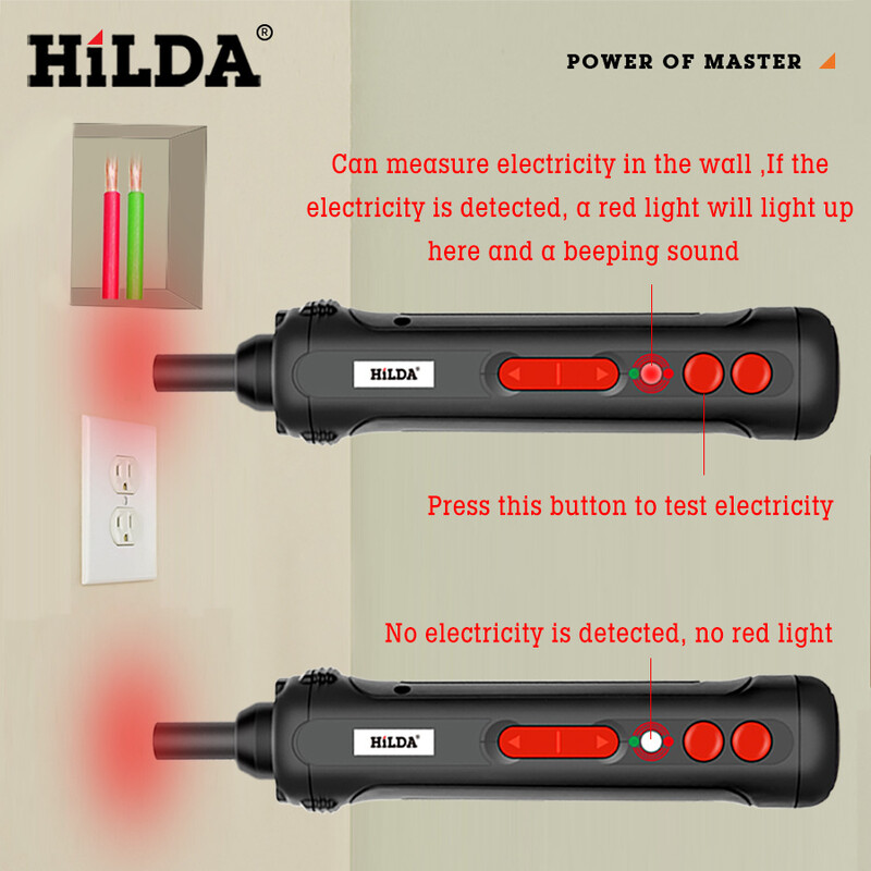 Mini șurubelniță electrică fără fir HILDA 3.6v, reglare reîncărcabilă, burghiu electric, instrumente de reparare a cuplului de dezasamblare multifuncționale