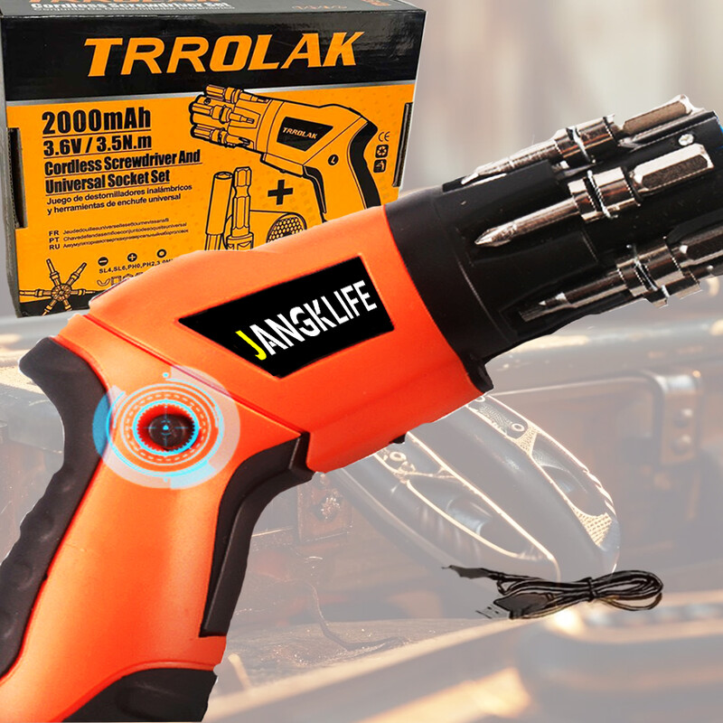 JANGKLIFE Funcționare precisă Șurubelniță electrică de calitate industrială Durabilitate minimă Burghiu electric Home Office Instrumente DIY