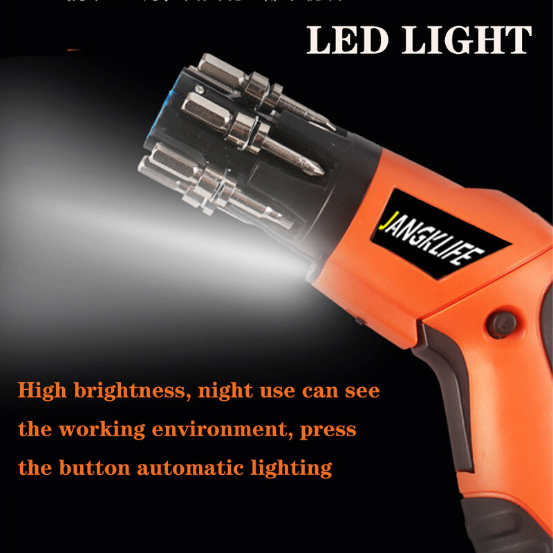 JANGKLIFE Funcționare precisă Șurubelniță electrică de calitate industrială Durabilitate minimă Burghiu electric Home Office Instrumente DIY