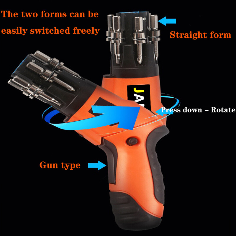 JANGKLIFE Funcționare precisă Șurubelniță electrică de calitate industrială Durabilitate minimă Burghiu electric Home Office Instrumente DIY