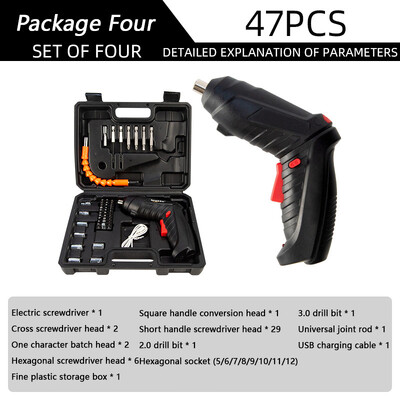 4,2 v elektrisko urbjmašīnu bezvadu elektroinstrumentu komplekts mājsaimniecības apkopes remonts 1800 mah litija akumulators mini skrūvgriežu komplekts 2024. g. jauns